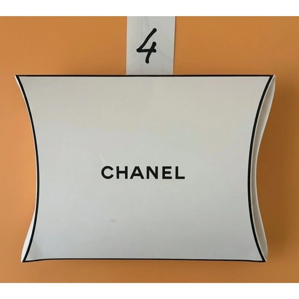 Authentic Chanel Packaging Set – 3 Paper Shopping Bags & 1 Pillow Box